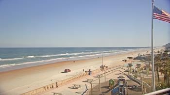 Weather camera view of Volusia County Lifeguard HQ Admin Center.