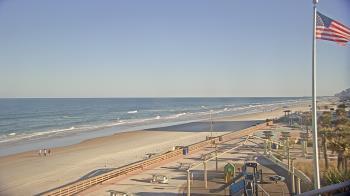 Weather camera view of Volusia County Lifeguard HQ Admin Center.