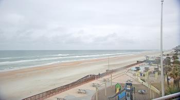 Weather camera view of Volusia County Lifeguard HQ Admin Center.