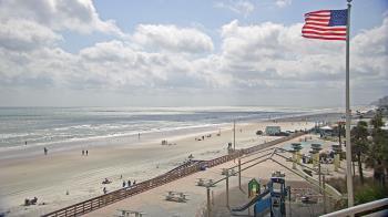 Weather camera view of Volusia County Lifeguard HQ Admin Center.