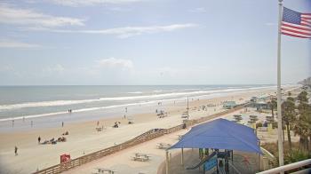 Weather camera view of Volusia County Lifeguard HQ Admin Center.