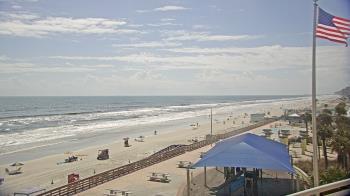Weather camera view of Volusia County Lifeguard HQ Admin Center.