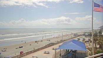 Weather camera view of Volusia County Lifeguard HQ Admin Center.