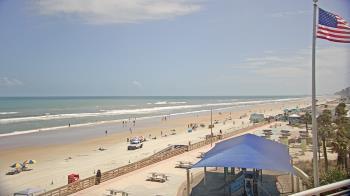 Weather camera view of Volusia County Lifeguard HQ Admin Center.