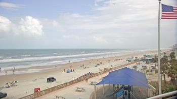 Weather camera view of Volusia County Lifeguard HQ Admin Center.