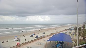 Weather camera view of Volusia County Lifeguard HQ Admin Center.