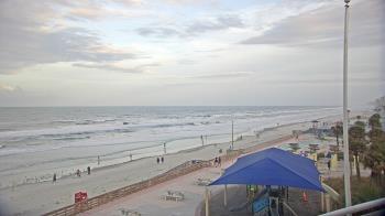 Weather camera view of Volusia County Lifeguard HQ Admin Center.