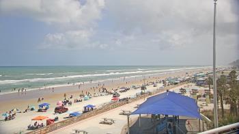 Weather camera view of Volusia County Lifeguard HQ Admin Center.