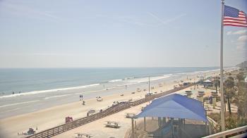 Weather camera view of Volusia County Lifeguard HQ Admin Center.