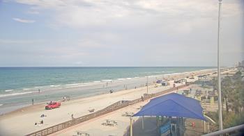 Weather camera view of Volusia County Lifeguard HQ Admin Center.