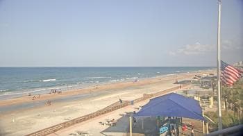 Weather camera view of Volusia County Lifeguard HQ Admin Center.