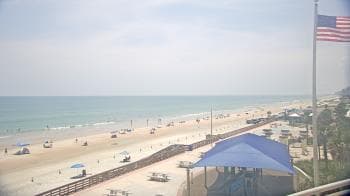 Weather camera view of Volusia County Lifeguard HQ Admin Center.