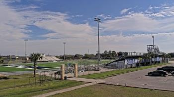 Weather camera view of Edna ISD.
