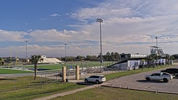 Weather camera view of Edna ISD.