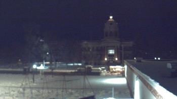 Weather camera view of Ellendale HS.