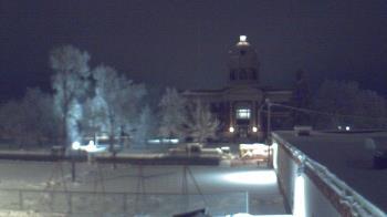 Weather camera view of Ellendale HS.