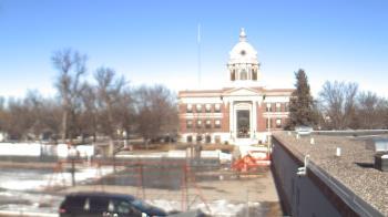 Weather camera view of Ellendale HS.