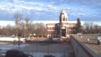 Weather camera view of Ellendale HS.