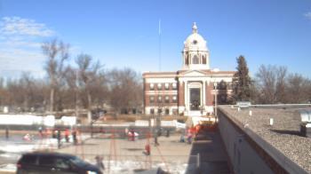 Weather camera view of Ellendale HS.