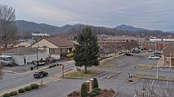 Weather camera view of Erwin Town Hall.