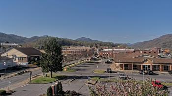 Weather camera view of Erwin Town Hall.