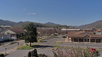 Weather camera view of Erwin Town Hall.
