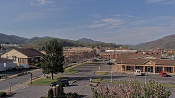Weather camera view of Erwin Town Hall.