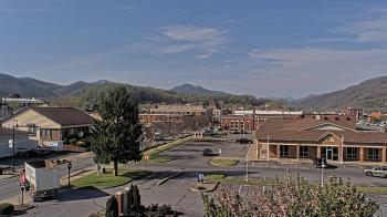 Weather camera view of Erwin Town Hall.