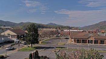 Weather camera view of Erwin Town Hall.