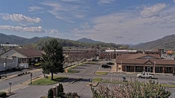 Weather camera view of Erwin Town Hall.