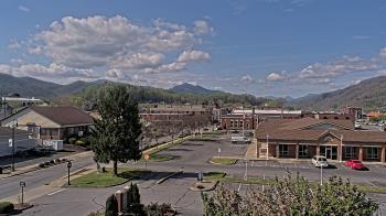 Weather camera view of Erwin Town Hall.