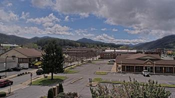 Weather camera view of Erwin Town Hall.