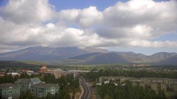 Weather camera view of Northern Arizona University.