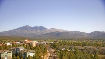 Weather camera view of Northern Arizona University.