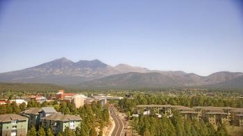 Weather camera view of Northern Arizona University.