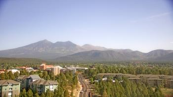 Weather camera view of Northern Arizona University.