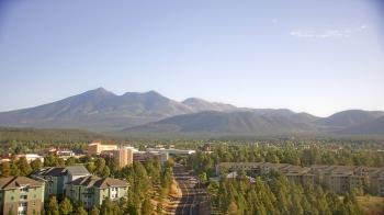 Weather camera view of Northern Arizona University.