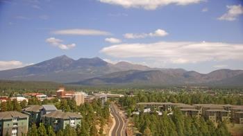 Weather camera view of Northern Arizona University.