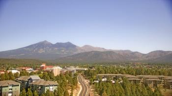 Weather camera view of Northern Arizona University.