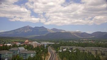 Weather camera view of Northern Arizona University.