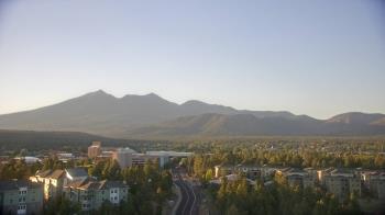 Weather camera view of Northern Arizona University.