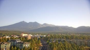 Weather camera view of Northern Arizona University.