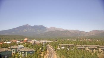 Weather camera view of Northern Arizona University.