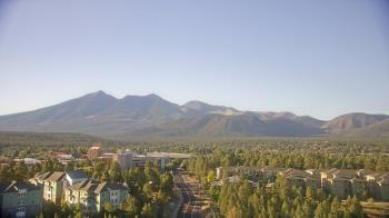 Weather camera view of Northern Arizona University.