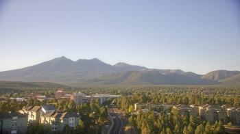 Weather camera view of Northern Arizona University.