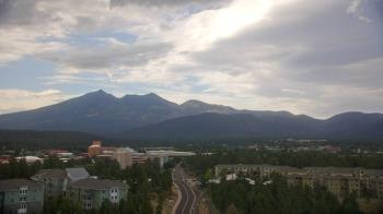 Weather camera view of Northern Arizona University.