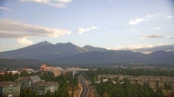 Weather camera view of Northern Arizona University.