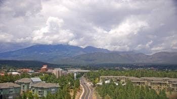 Weather camera view of Northern Arizona University.