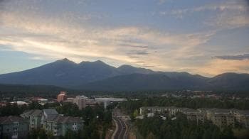 Weather camera view of Northern Arizona University.