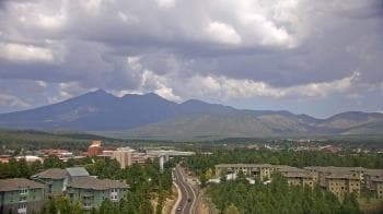 Weather camera view of Northern Arizona University.